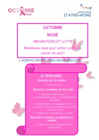 OCTOBRE ROSE 2022 - L'HPAM participe !